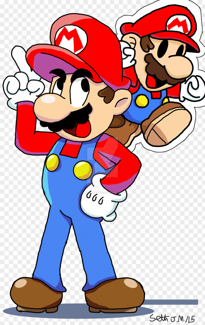 Luigi Mario & Luigi: Paper Jam Superstar Saga Super Bros. PNG