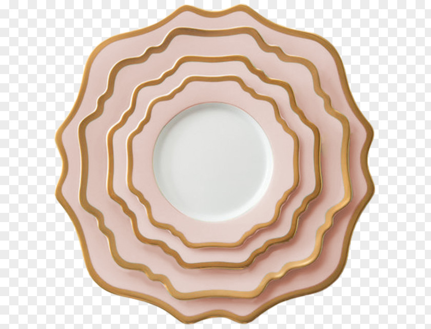 Plate Tableware Ceramic Gold PNG