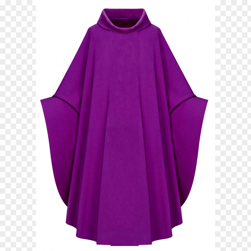 Gothic Priest Chasuble Vestment Sleeve Cowl Liturgy PNG