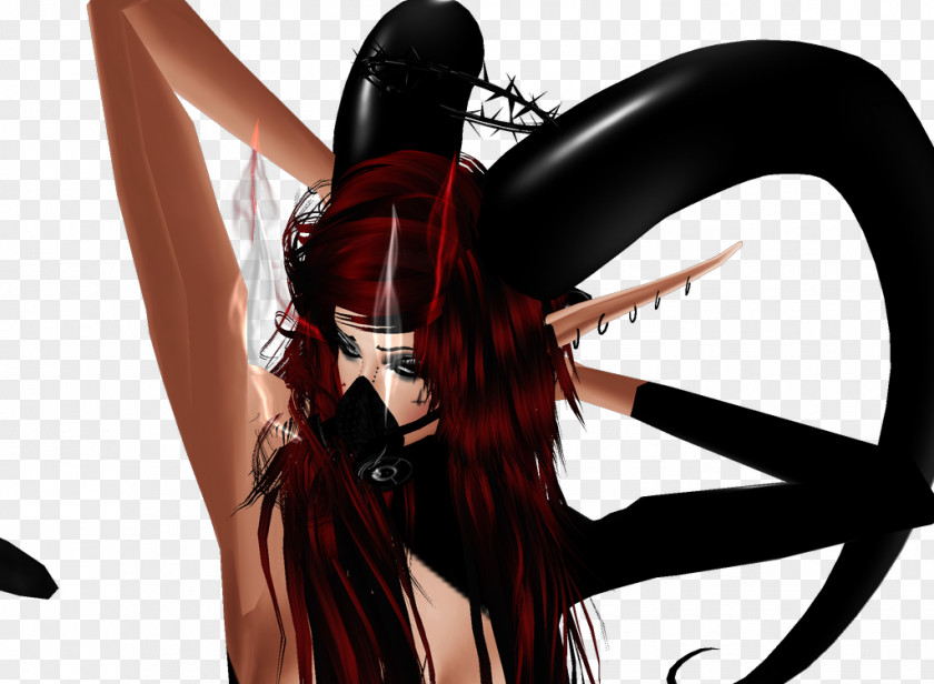 Imvu Black Hair Character Fiction PNG