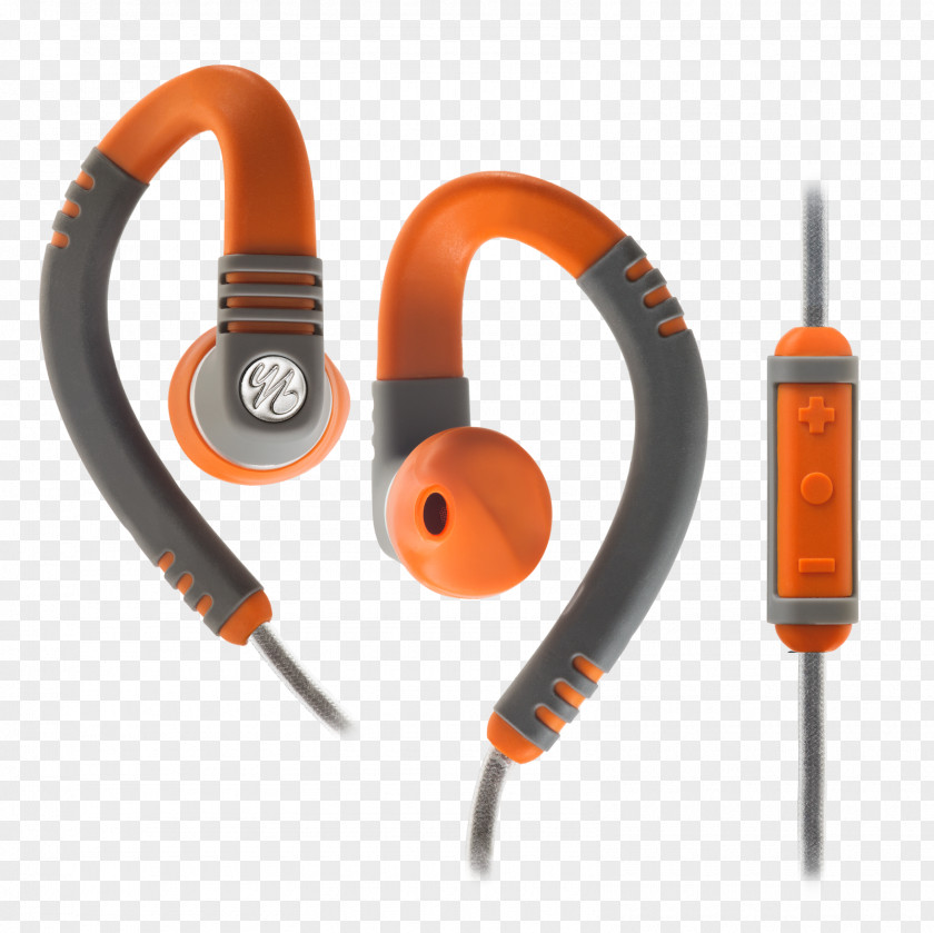 Orange/Grey JBL Yurbuds Focus 100 Venture Duro Explore Talk OrangeTheatre Sound System Back Yard Adventure Line Pro Behind-The-Ear-Fit Sports Headphones With 3-Button Microphone Compatible Apple Devices PNG