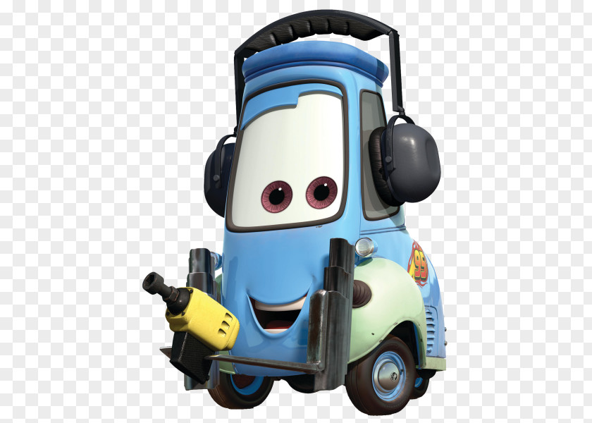 Pixar Lightning McQueen Guido Cars Race-O-Rama Mater PNG