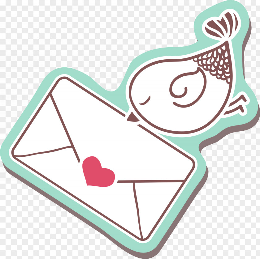 S Cartoon Love Letter Valentine's Day Clip Art PNG