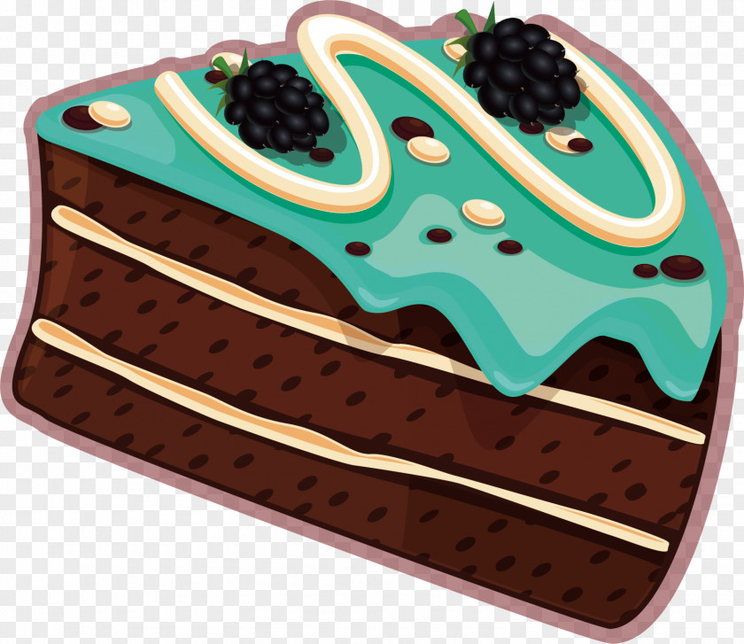 Blueberry Cake Vector Chocolate Shortcake Tart Berry Torte PNG
