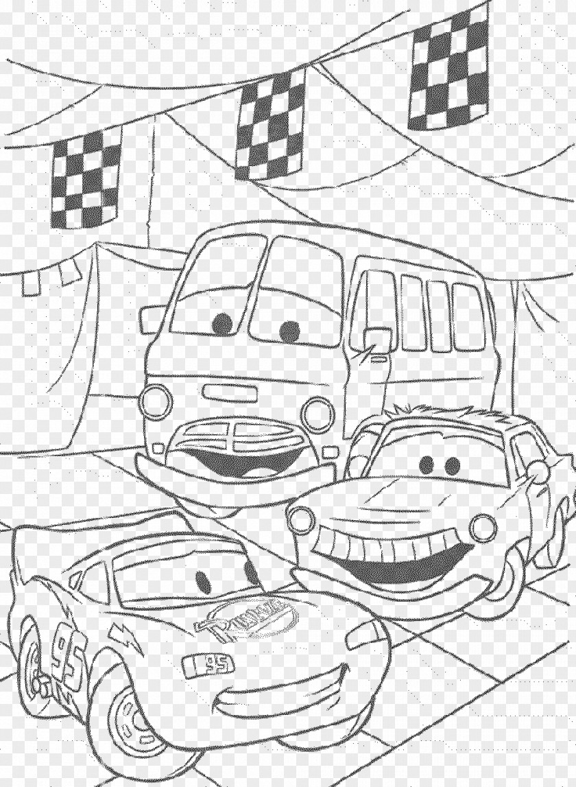 Cars Coloring Pages Mater Book The Walt Disney Company PNG