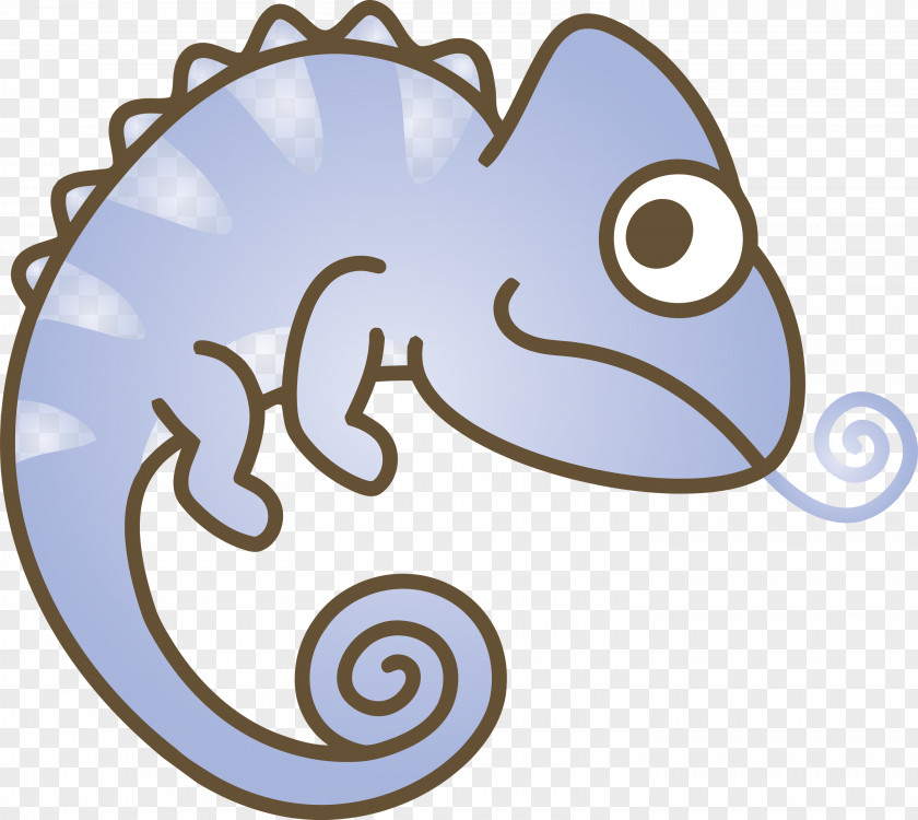 Cartoon Sticker Chameleon Ornament Seahorse PNG