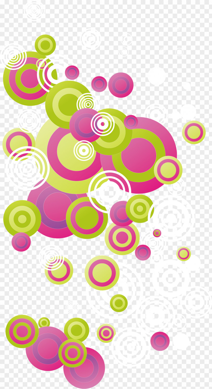 Colored Circles Background Clip Art PNG