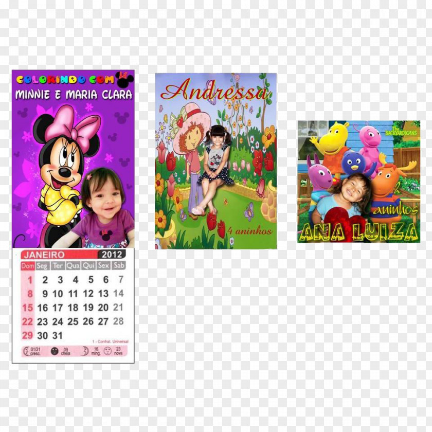 Design Graphic Calendar The Backyardigans PNG
