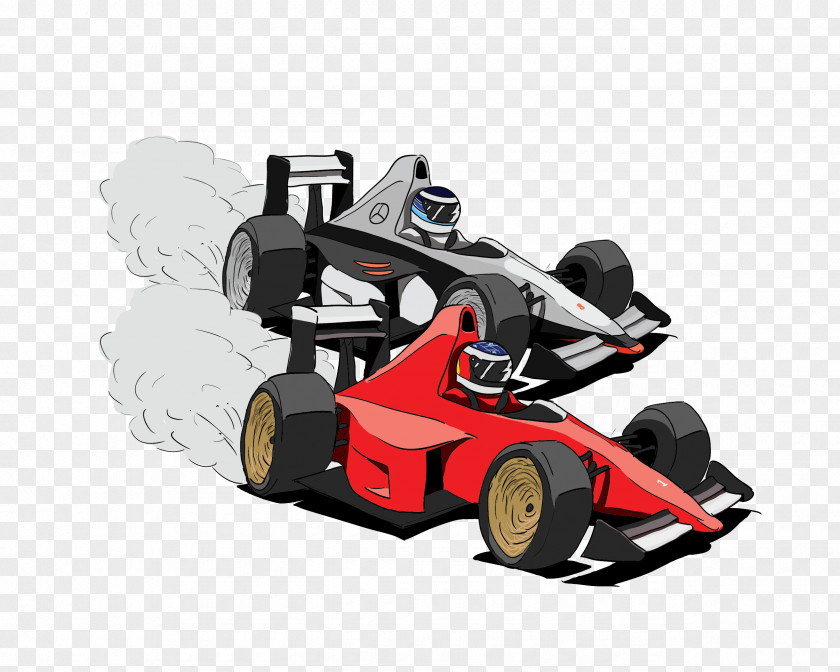 Kart Racing Wheel Car Cartoon PNG