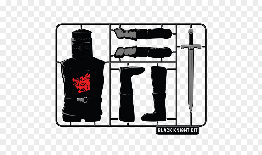 Monty Python T-shirt Black Knight Clothing PNG