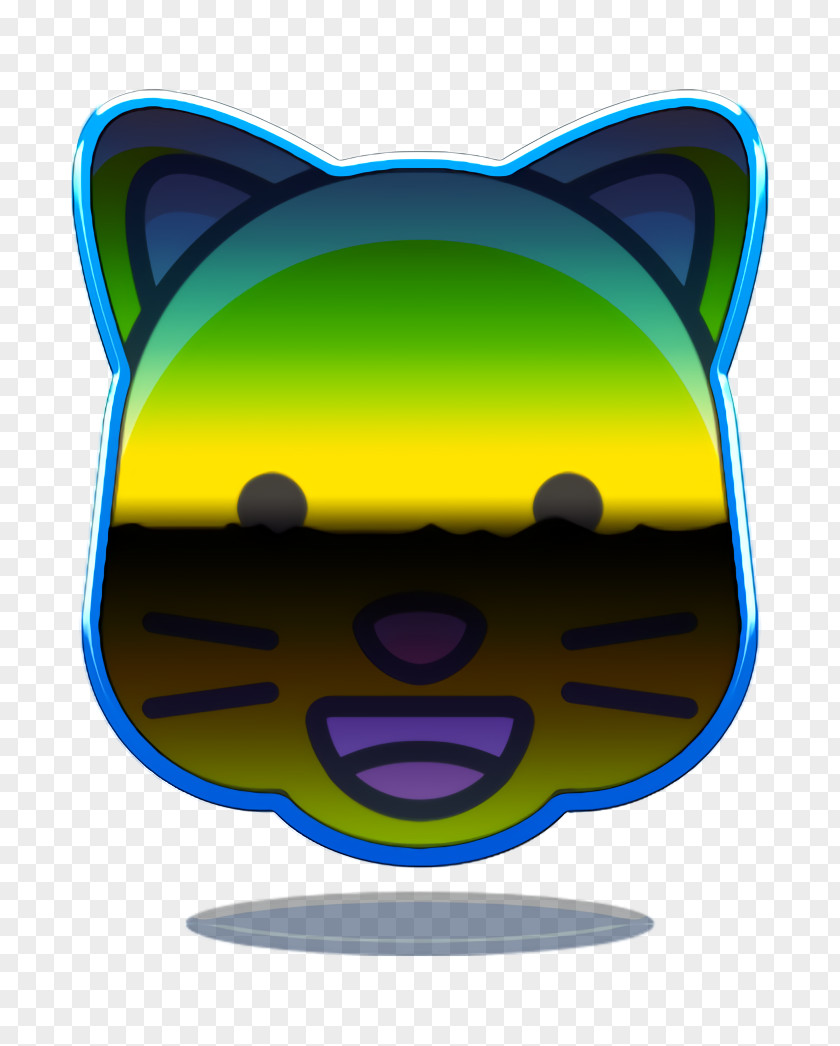 Smiley Animation Cat Icon Face Grinning PNG