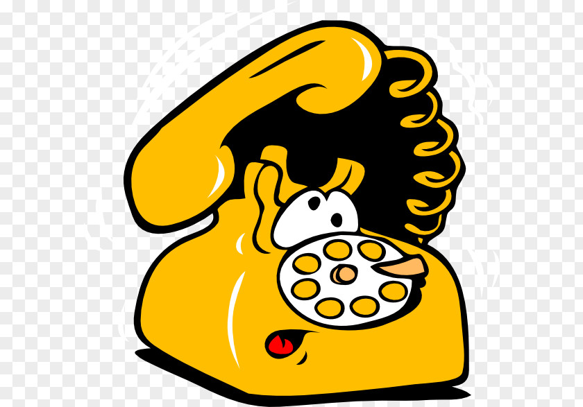 Yellow Telephone Cliparts Mobile Phones Free Content Clip Art PNG