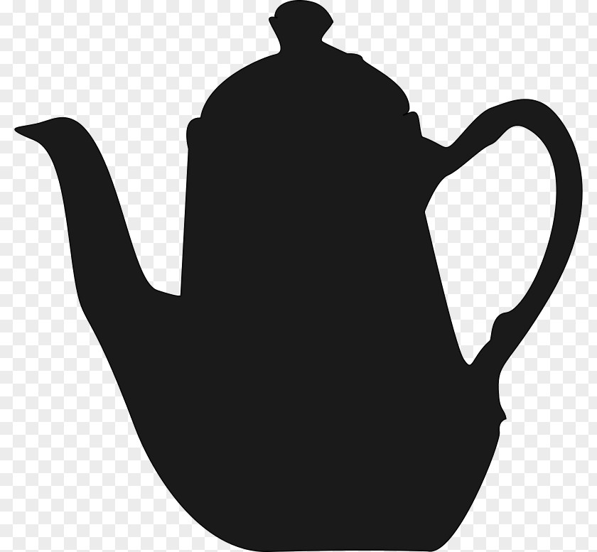 Anglais Silhouette Teapot Clip Art Vector Graphics PNG