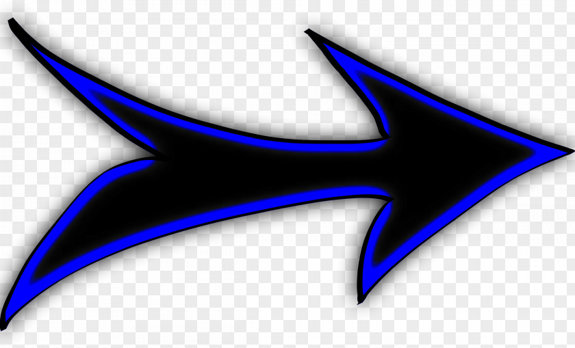 Arrow Black Blue Clip Art PNG