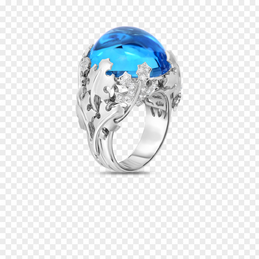 Sapphire Turquoise Opal Silver PNG
