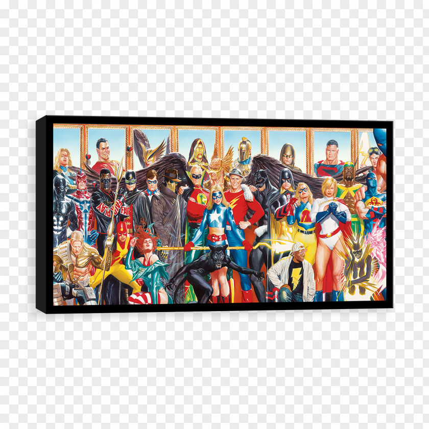 Superman Justice Society Of America League Comics Art PNG