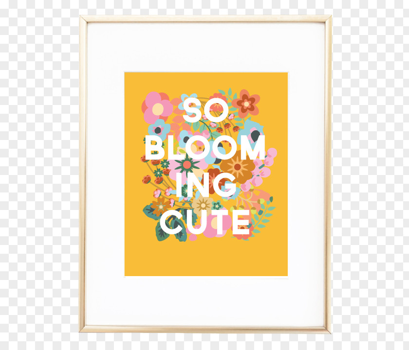 Watercolor Blooming Graphic Design Printing Picture Frames Ink Font PNG