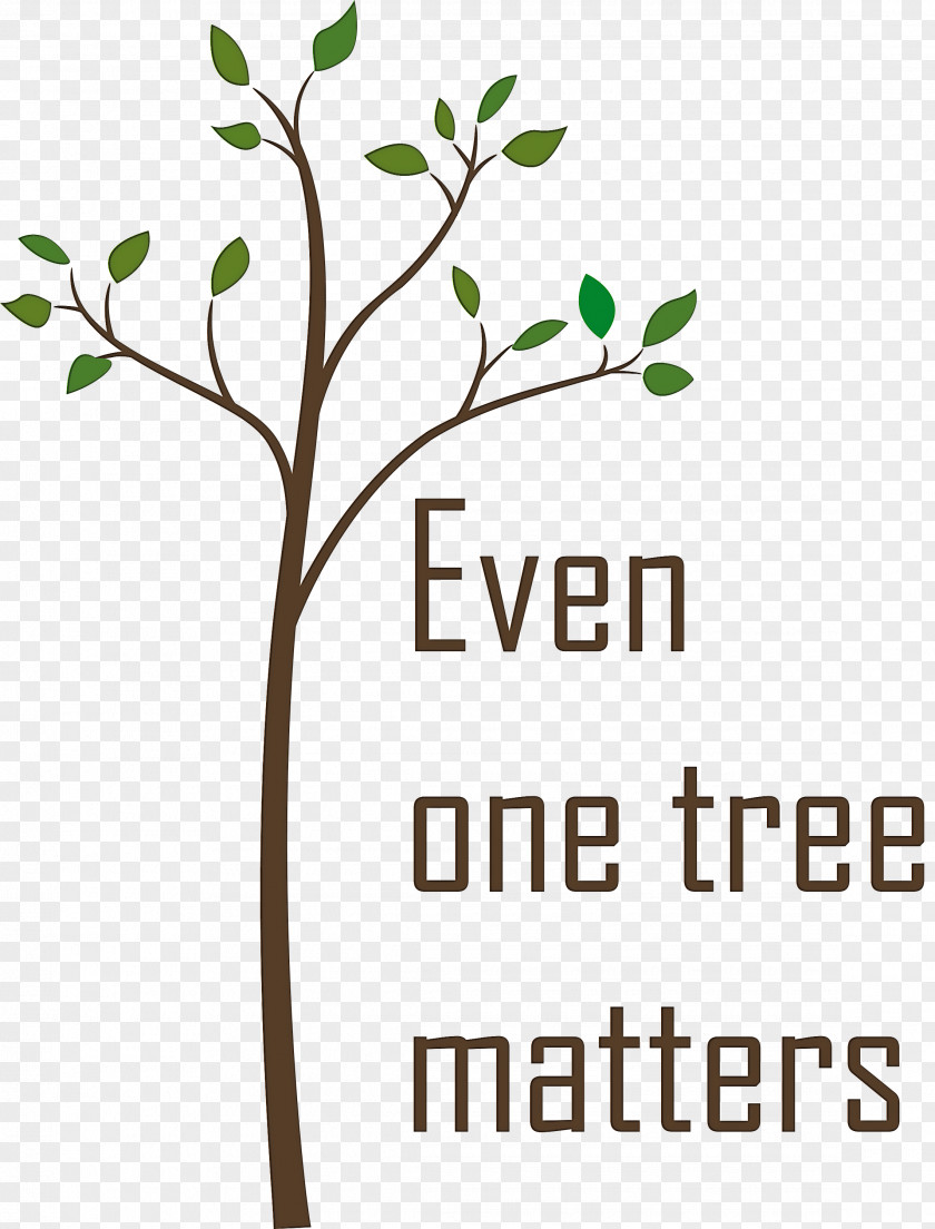 Even One Tree Matters Arbor Day PNG