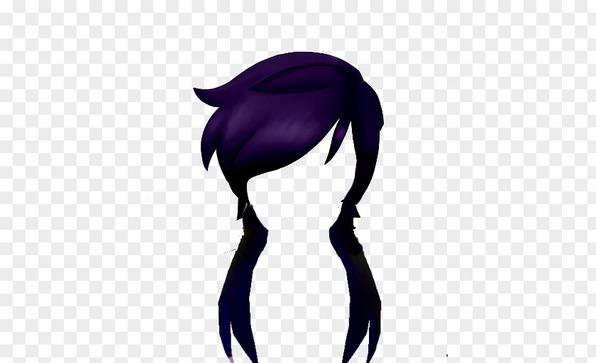 Hair Style Yandere Simulator Mohawk Hairstyle Black PNG