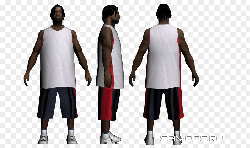 T-shirt Grand Theft Auto: San Andreas Mod Low Poly Los Santos PNG