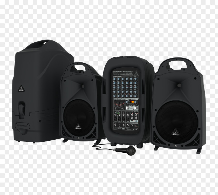 Year End Clearance Sales Microphone Public Address Systems Behringer Europort PPA500BT PA System PNG
