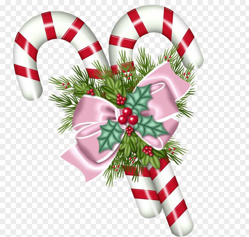 Christmas Candy Cane Ornament Clip Art PNG