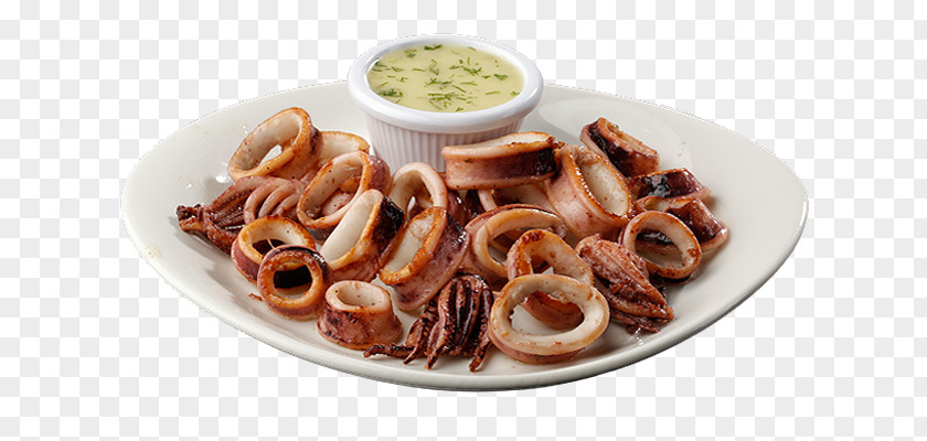 Meat Onion Ring Squid As Food Seafood PNG