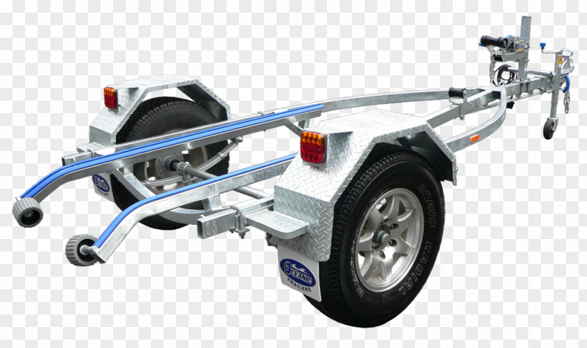 Car Wheel Personal Water Craft Jet Ski Trailer PNG