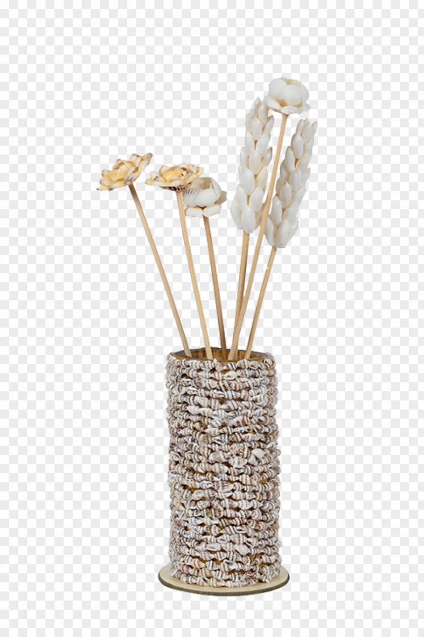 Chinese Style Wooden Vase On The Table Seashell Matbord Bamboo PNG