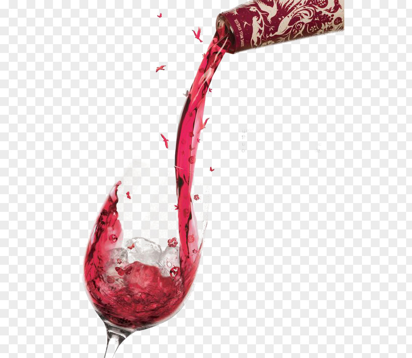 Creative Design Of Red Wine Material Champagne Distilled Beverage Glass PNG