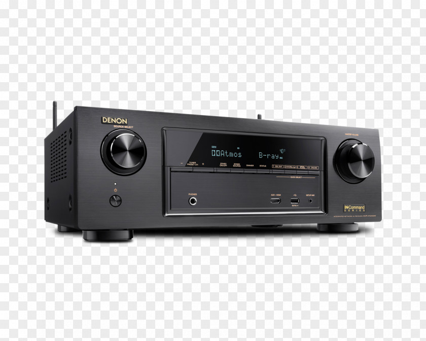Dolby Denon AVR-X1400H AVR-X1300W AV Receiver Home Theater Systems PNG