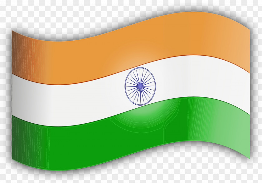 Green Flag India Independence Day Background Design PNG