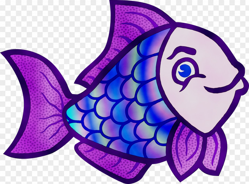 Illustration Clip Art Character Purple Marine Mammal PNG