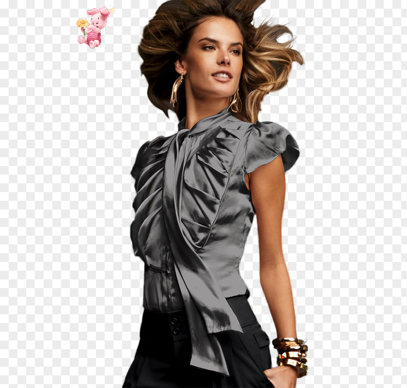 Satin Blouse Fashion Model Cocktail Dress PNG