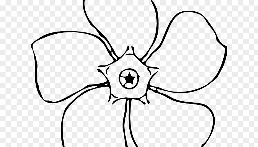 Symbol Wildflower Book Black And White PNG
