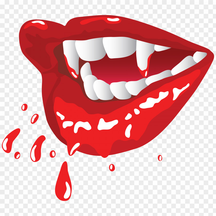 Vampire Teeth Tooth Lip PNG