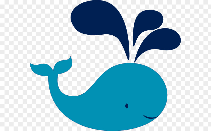 Whale Navy Blue Clip Art PNG