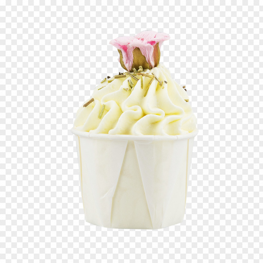 Apple Blossom Sundae Ice Cream Cones Cupcake Buttercream PNG