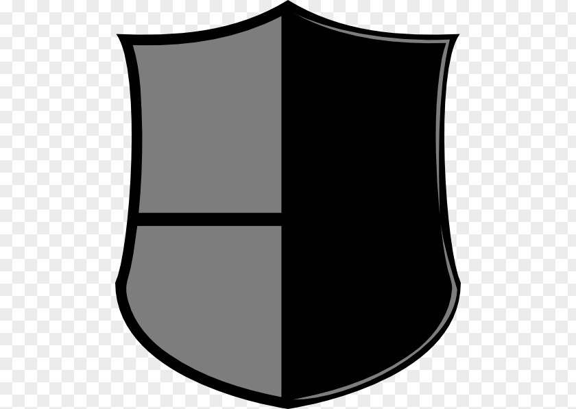 Black Shield And White Monochrome Photography Angle PNG