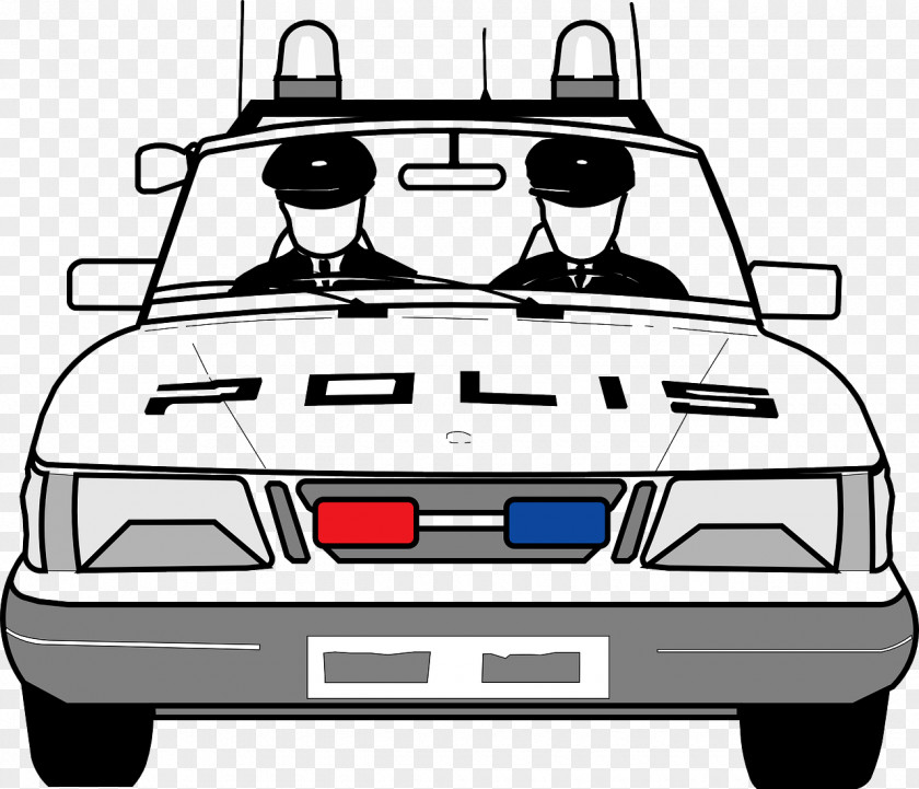 Car Police Ford Mustang Coloring Book Officer PNG