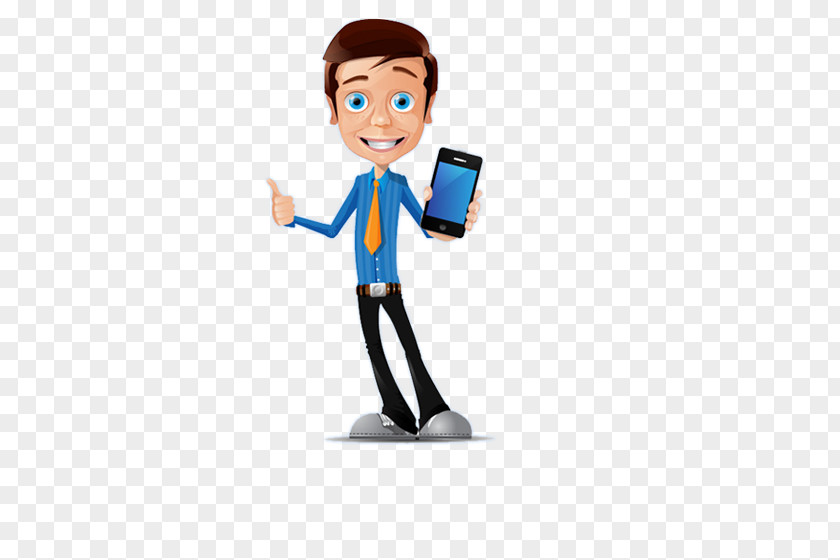 Cartoon Business People Character PNG
