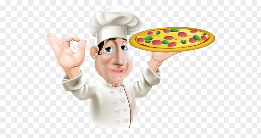 Chef Holding A Pizza Italian Cuisine Stock Photography PNG