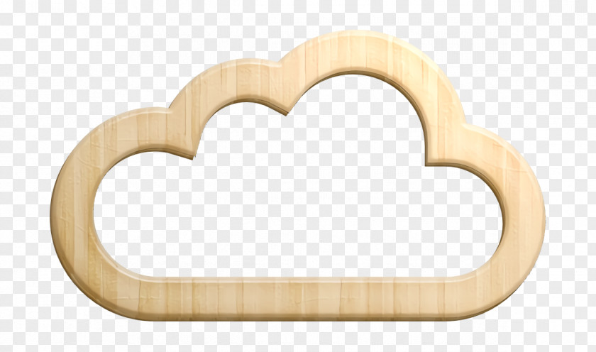 Rectangle Beige Cloud Icon Fog Weather PNG
