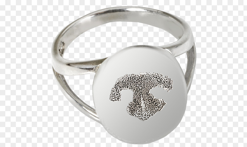 Ring Silver Necklace Jewellery Fingerprint PNG