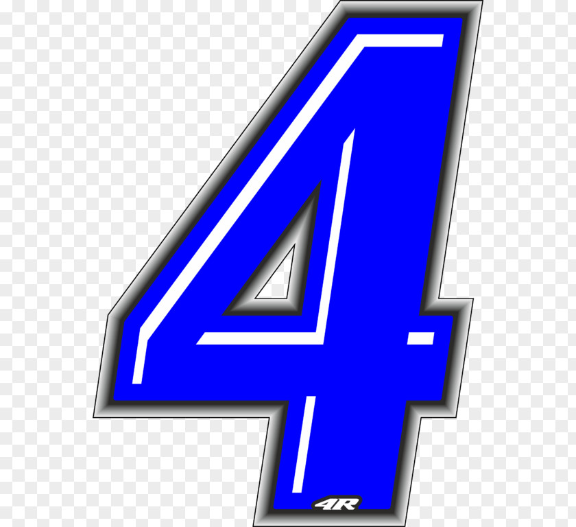 Slim Sticker Blue Number Adhesive Color PNG