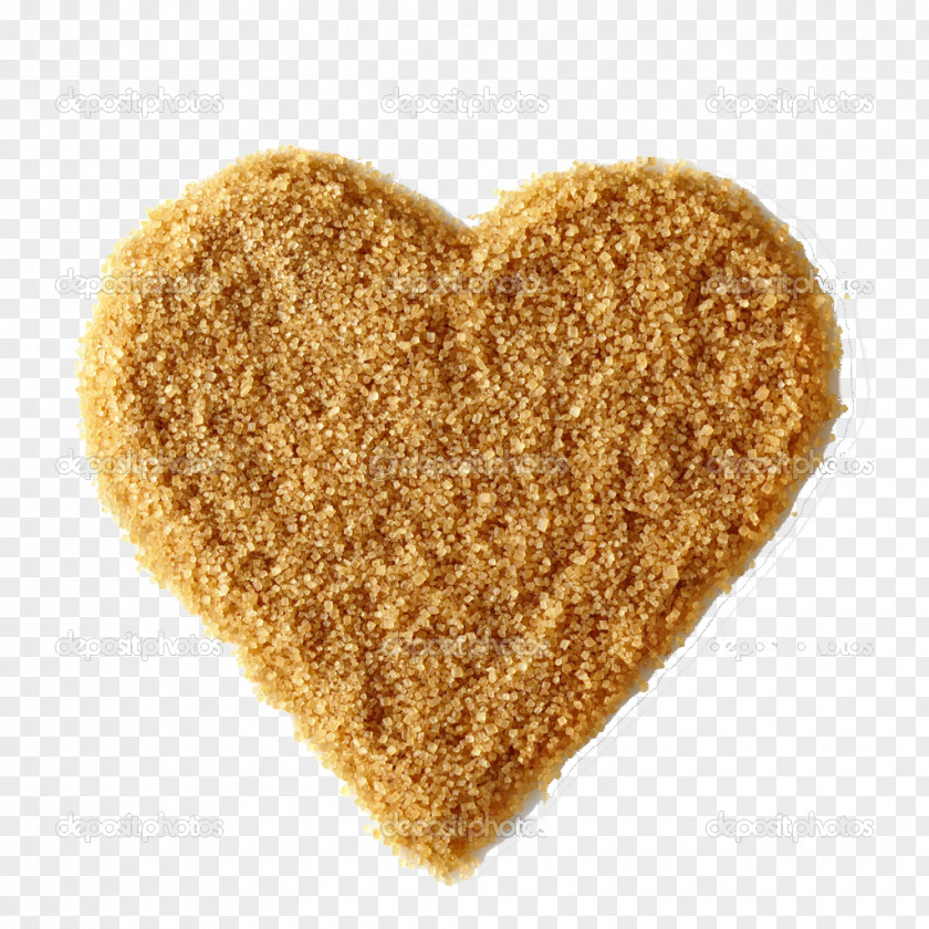 Sugar Brown Caramel Food Heart PNG