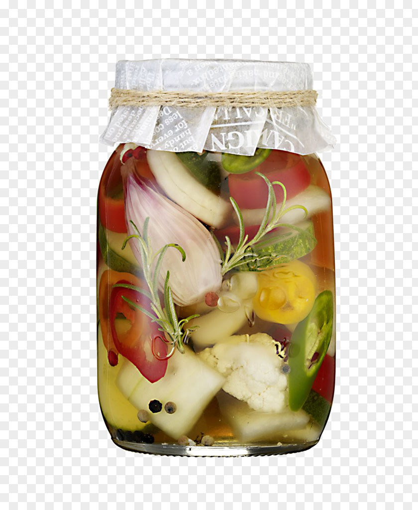 A Jar Of Pickles Pickling Giardiniera Vegetable Chinese PNG