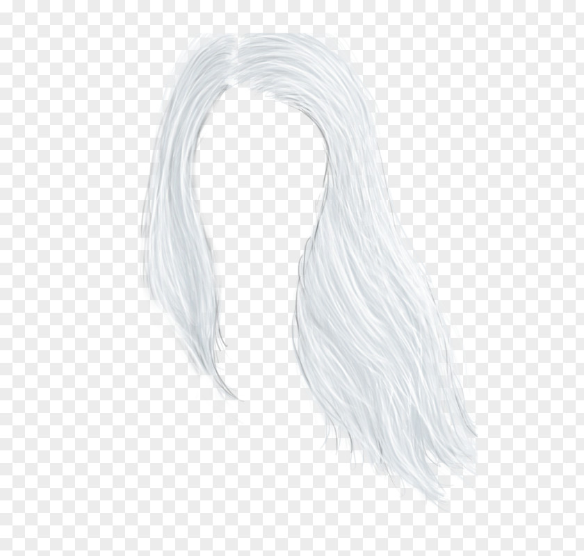 Long Hair Drawing Wig Neck PNG