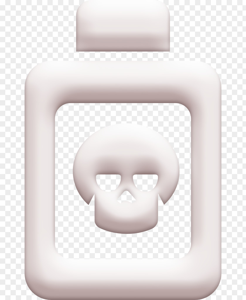 Medical Icon Poison Bottle With A Skull Symbol PNG