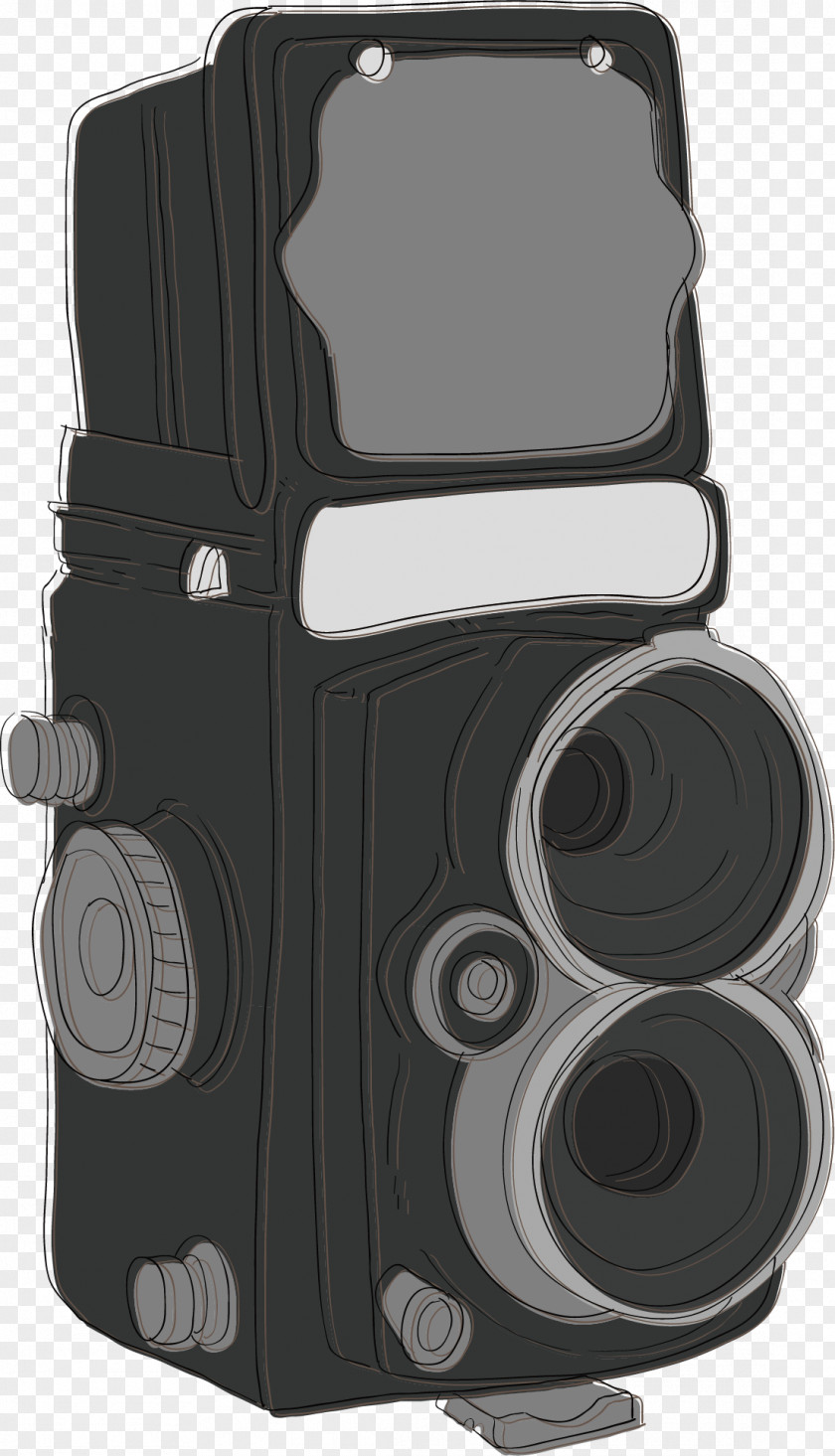 Cartoon Camera Vector Digital Photography Illustration PNG